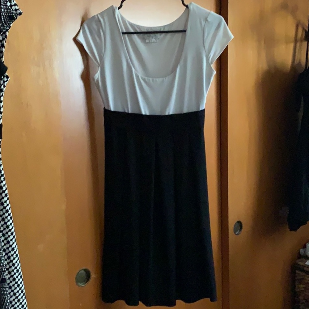 Black and white dress